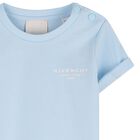 Younger Boys Blue Logo T-Shirt, 1, hi-res