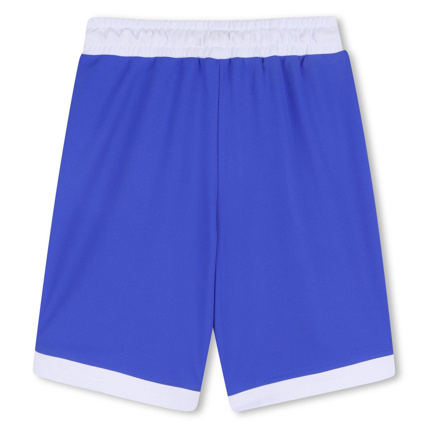 Blue & White Logo Shorts, 1, hi-res
