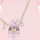 Girls Pink Bag Logo Dress, 1, hi-res