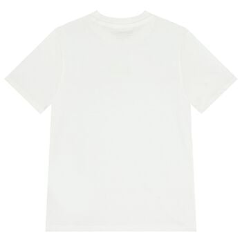 Boys White Logo T-Shirt