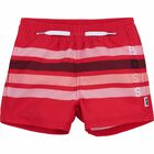 Younger Boys Red Logo Swim Shorts, 1, hi-res