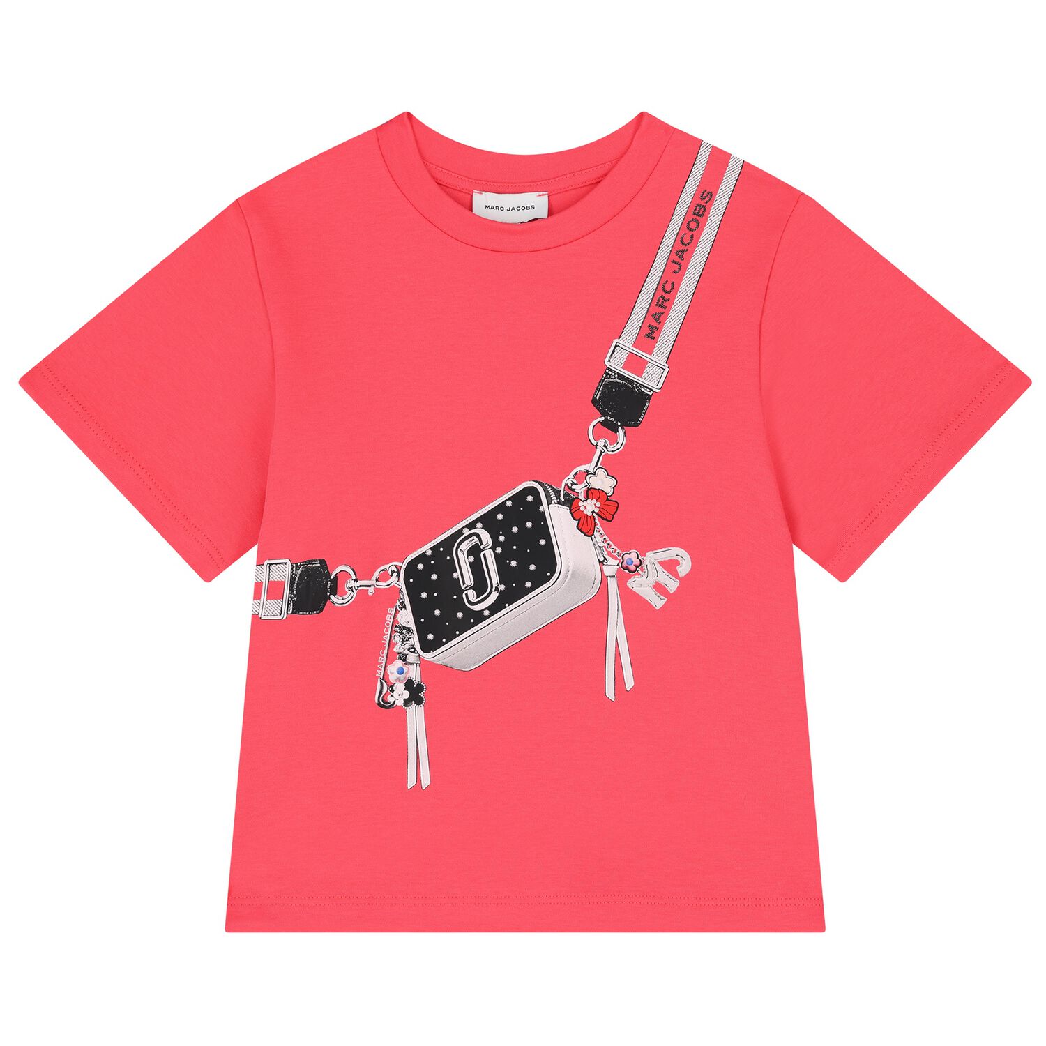 Girls Red Bag T-Shirt, 1, hi-res