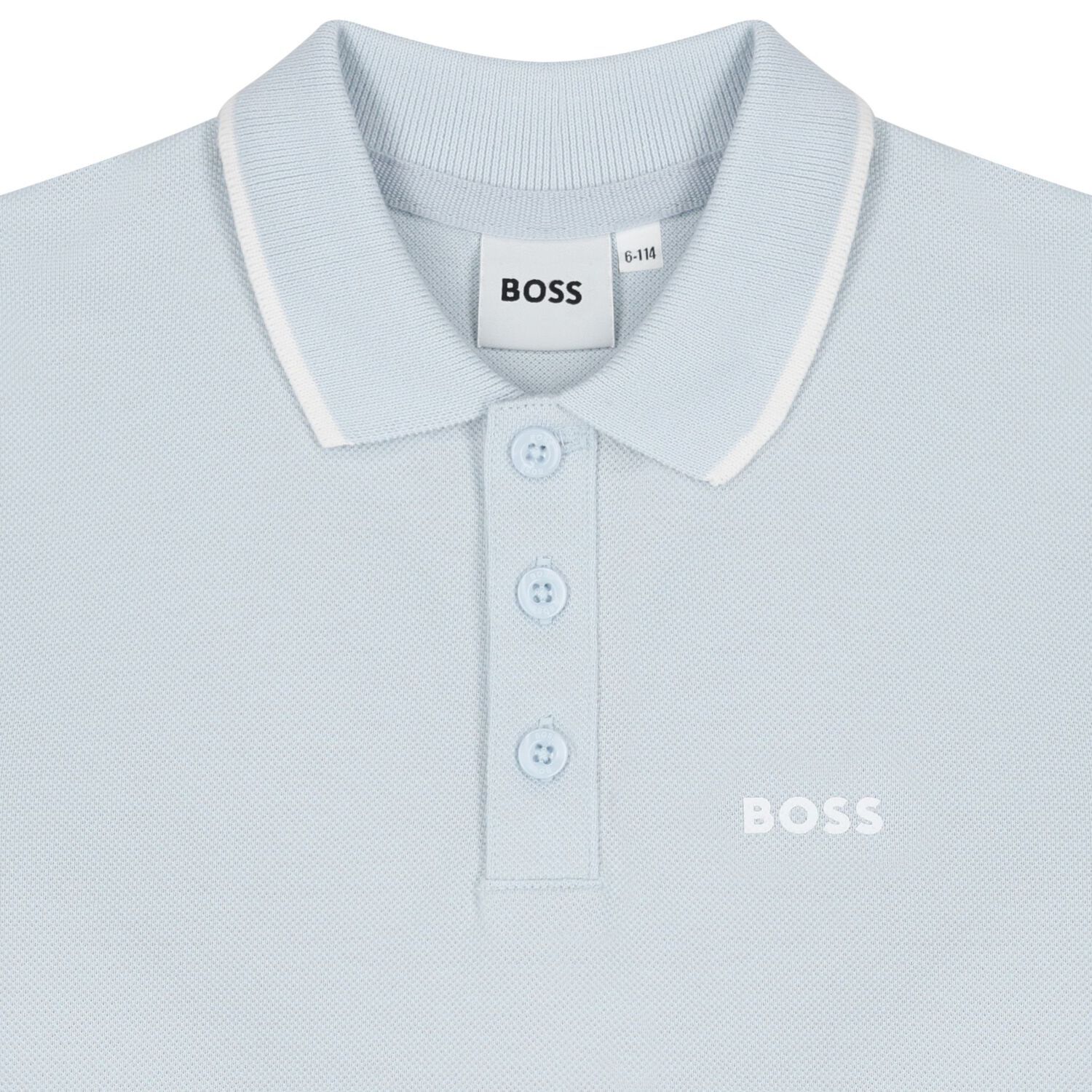 Boys Blue Logo Polo Shirt, 1, hi-res image number null