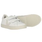 White Logo Leather Trainers , 1, hi-res