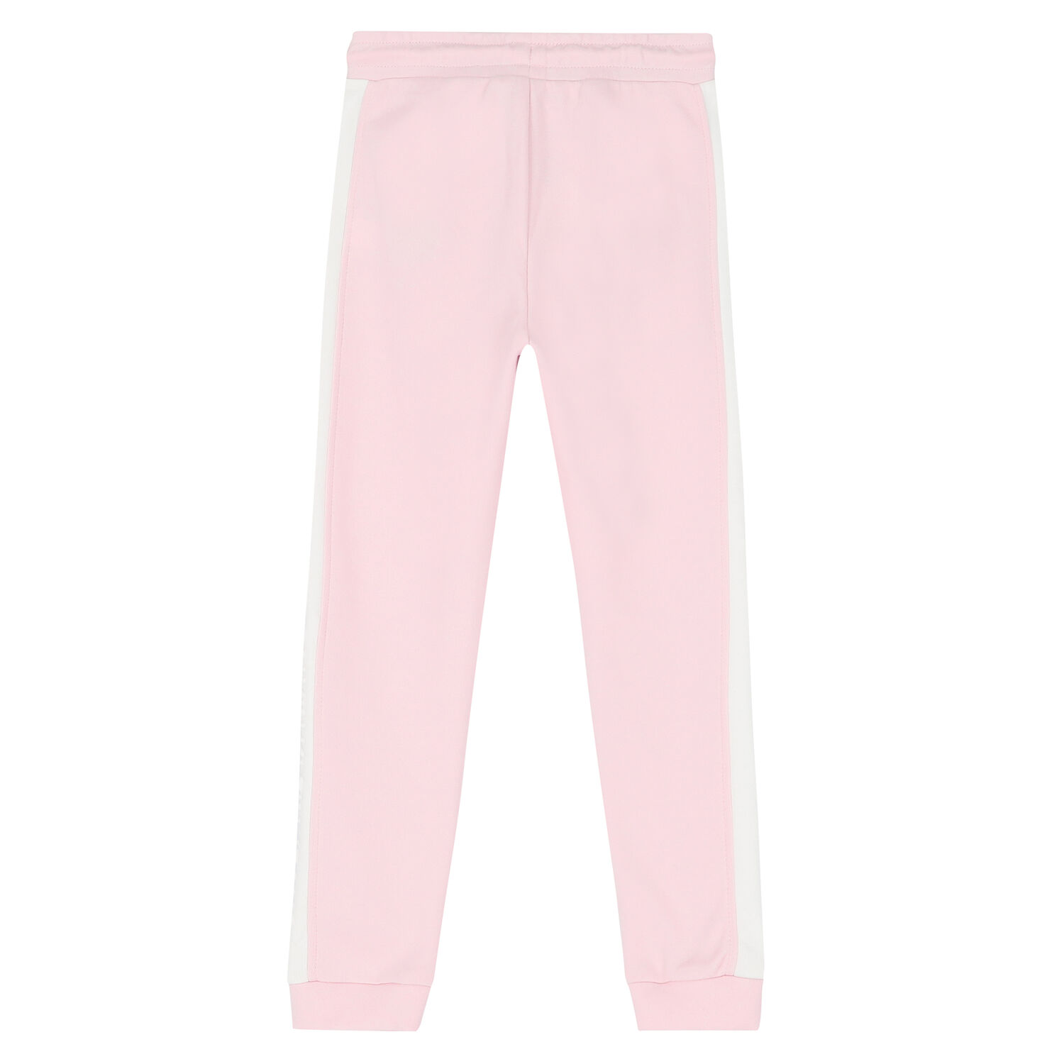 Girls Pink & White Logo Joggers, 1, hi-res
