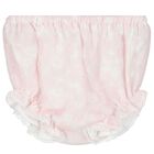 طقم فستان بنات بالزهور باللون الوردى, 1, hi-res