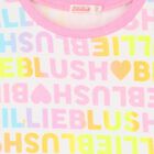 تي شيرت بنات بالشعار باللون الوردي , 1, hi-res