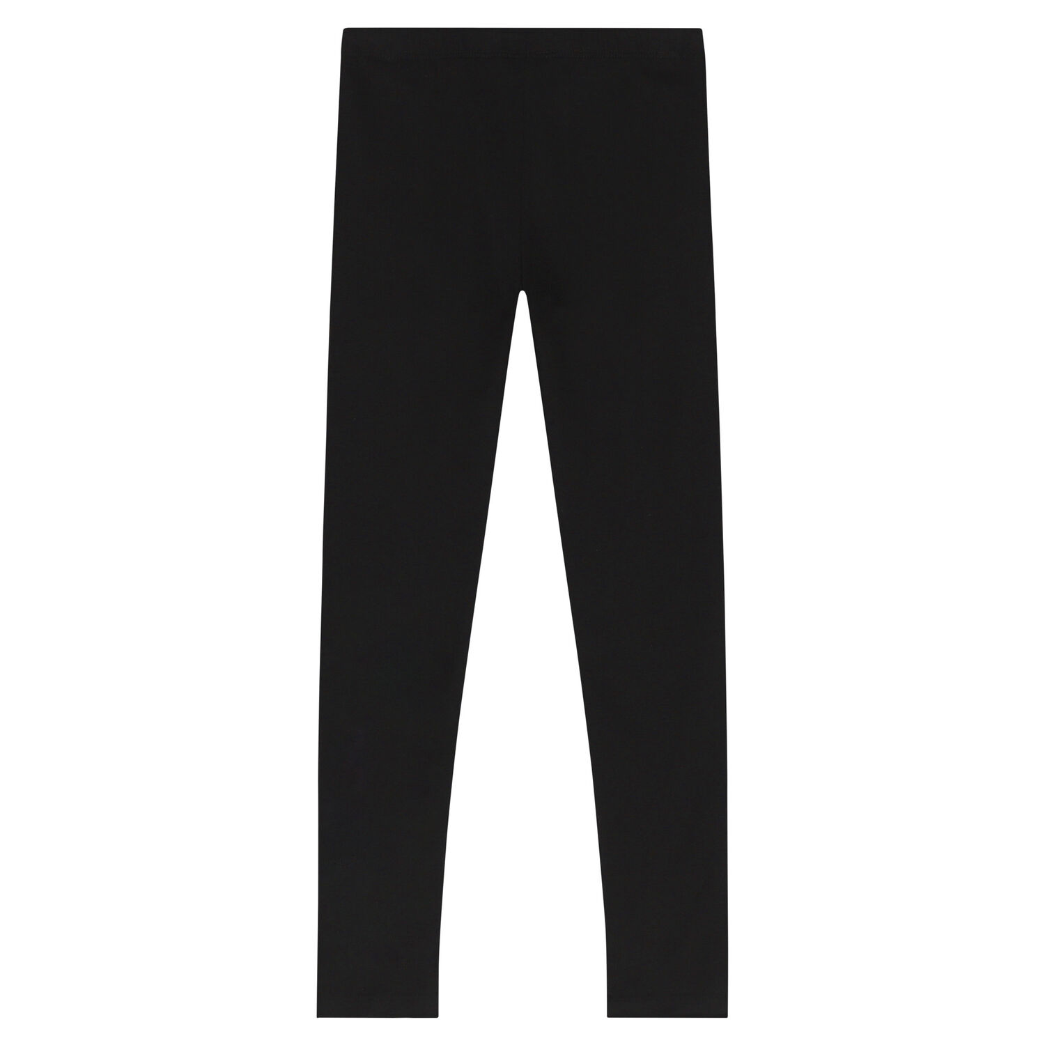 Girls Black Logo Leggings, 1, hi-res image number null