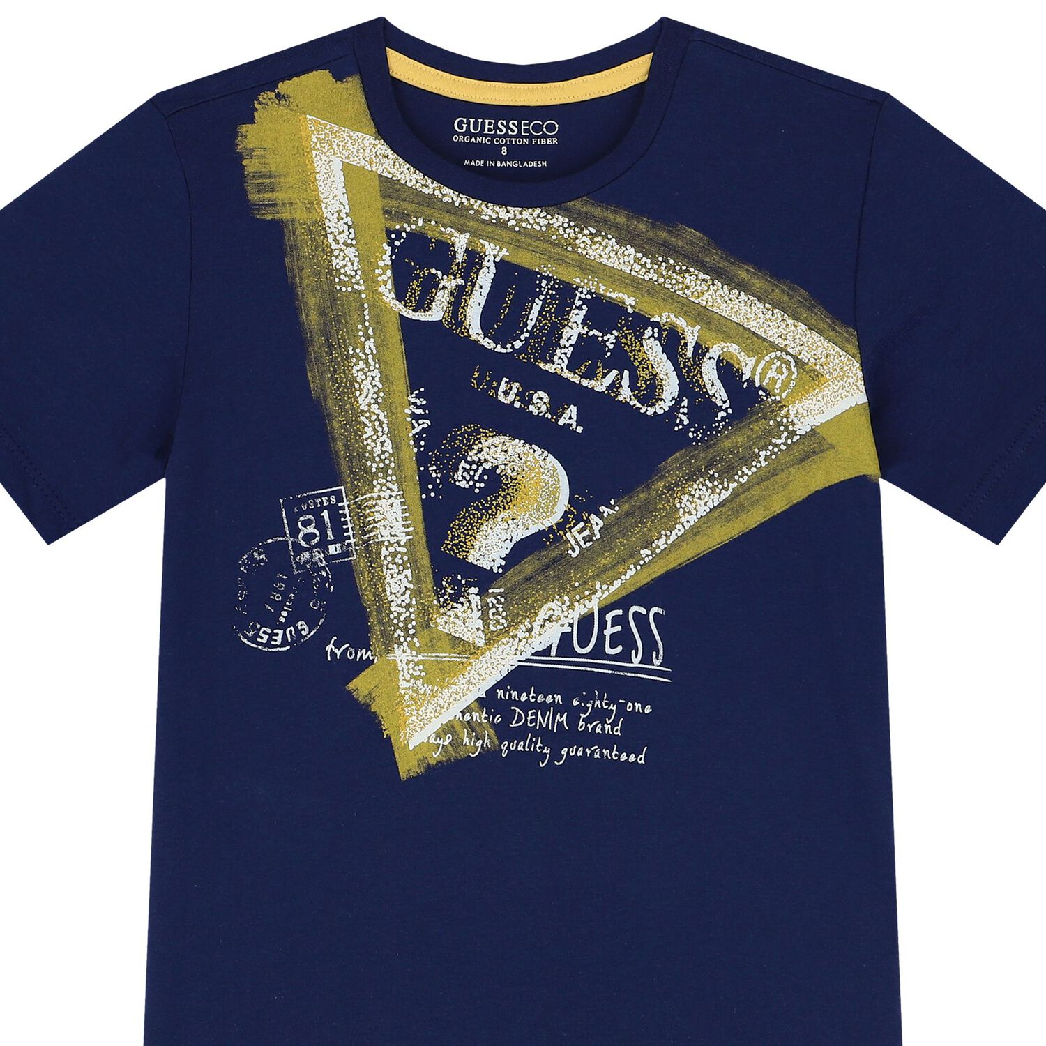 Boys Navy Blue Logo T-Shirt, 3, hi-res