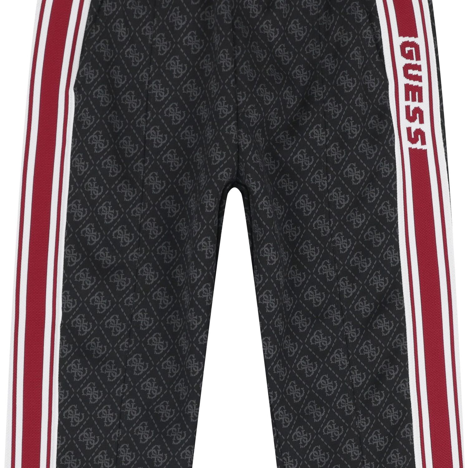 Boys Black & Red Logo Joggers, 1, hi-res