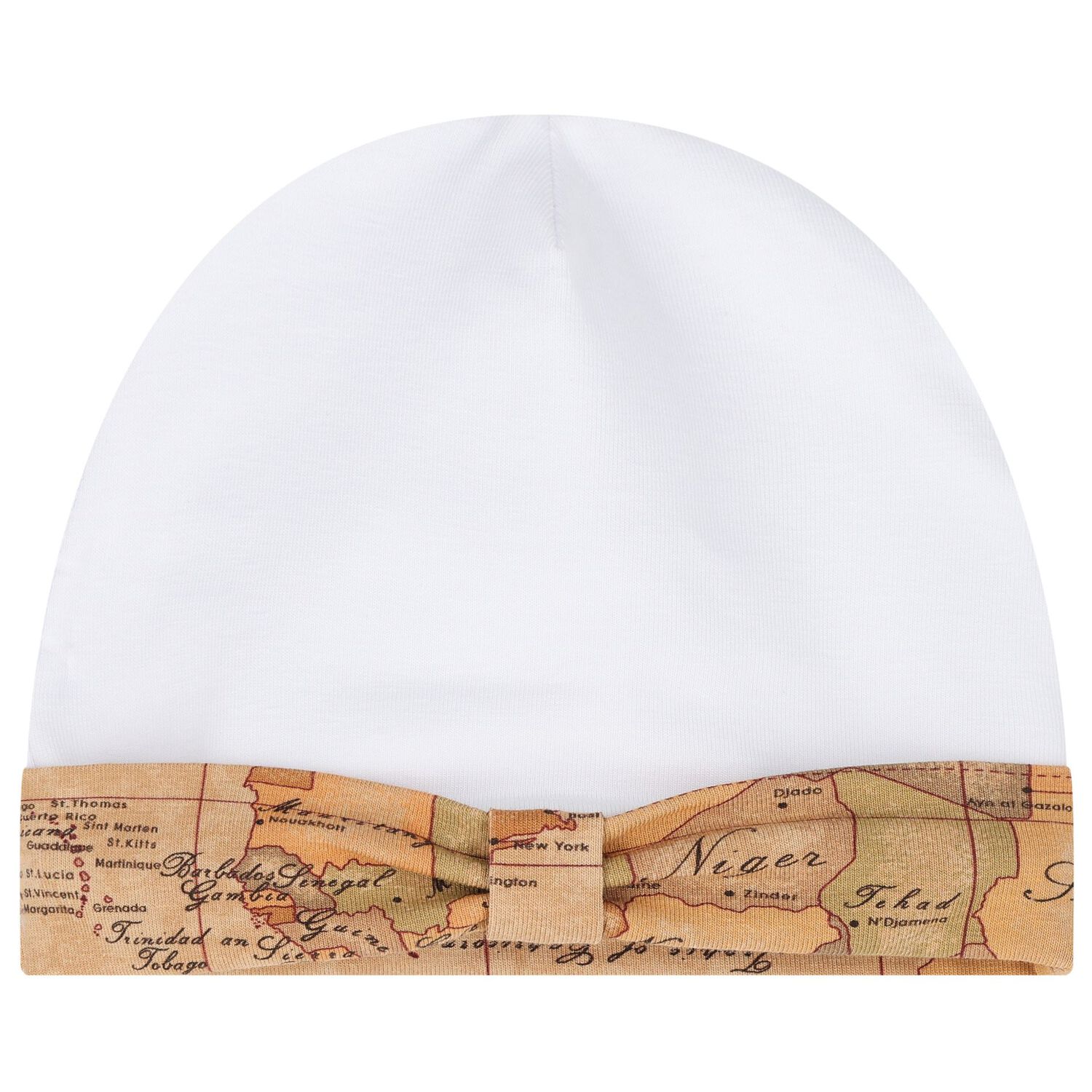 طقم هدايا افارول  بطبعة الخريطة باللونين الأبيض والبيج, 1, hi-res