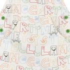 بنطلون دانجري قطني باللون العاجي للأولاد  , 1, hi-res