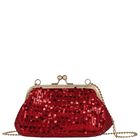 Girls Red Sequins Handbag, 2, hi-res