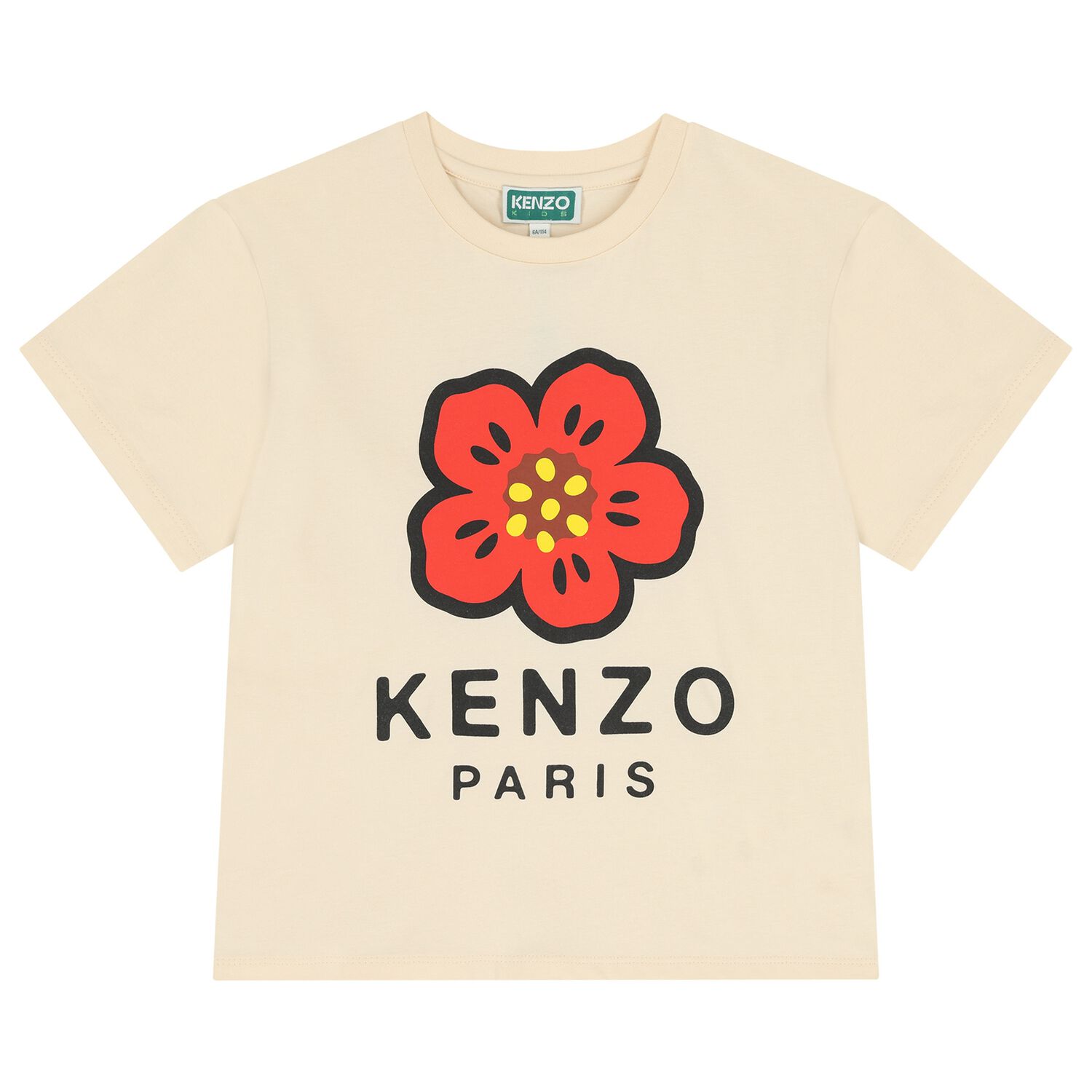 Ivory Boke Flower T-Shirt, 1, hi-res