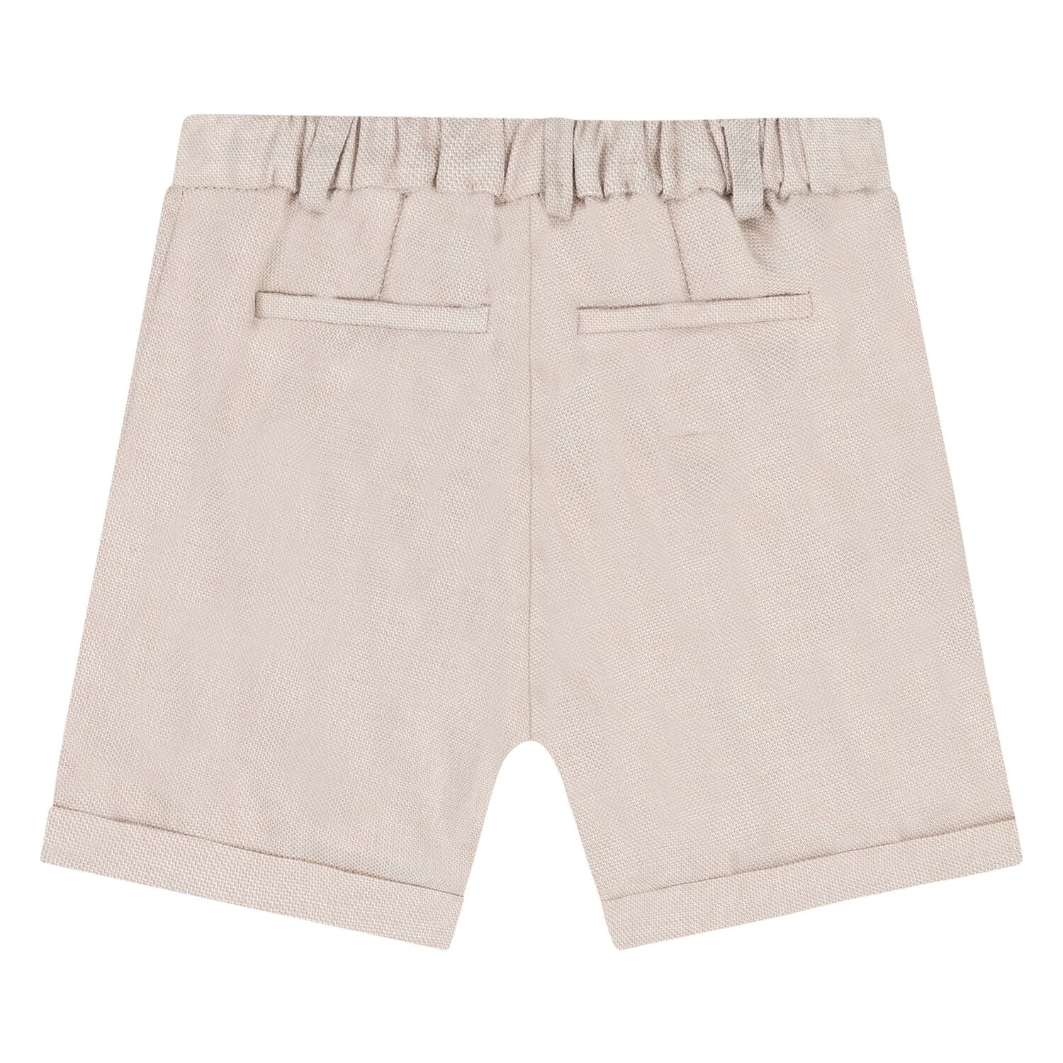Baby Boys Beige Shorts Set, 2, hi-res