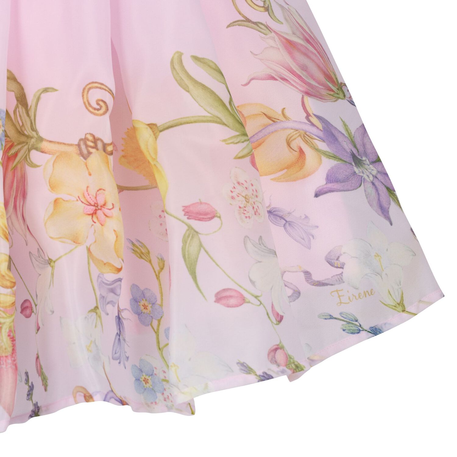 Girls Pink Floral Organza Dress, 1, hi-res image number null