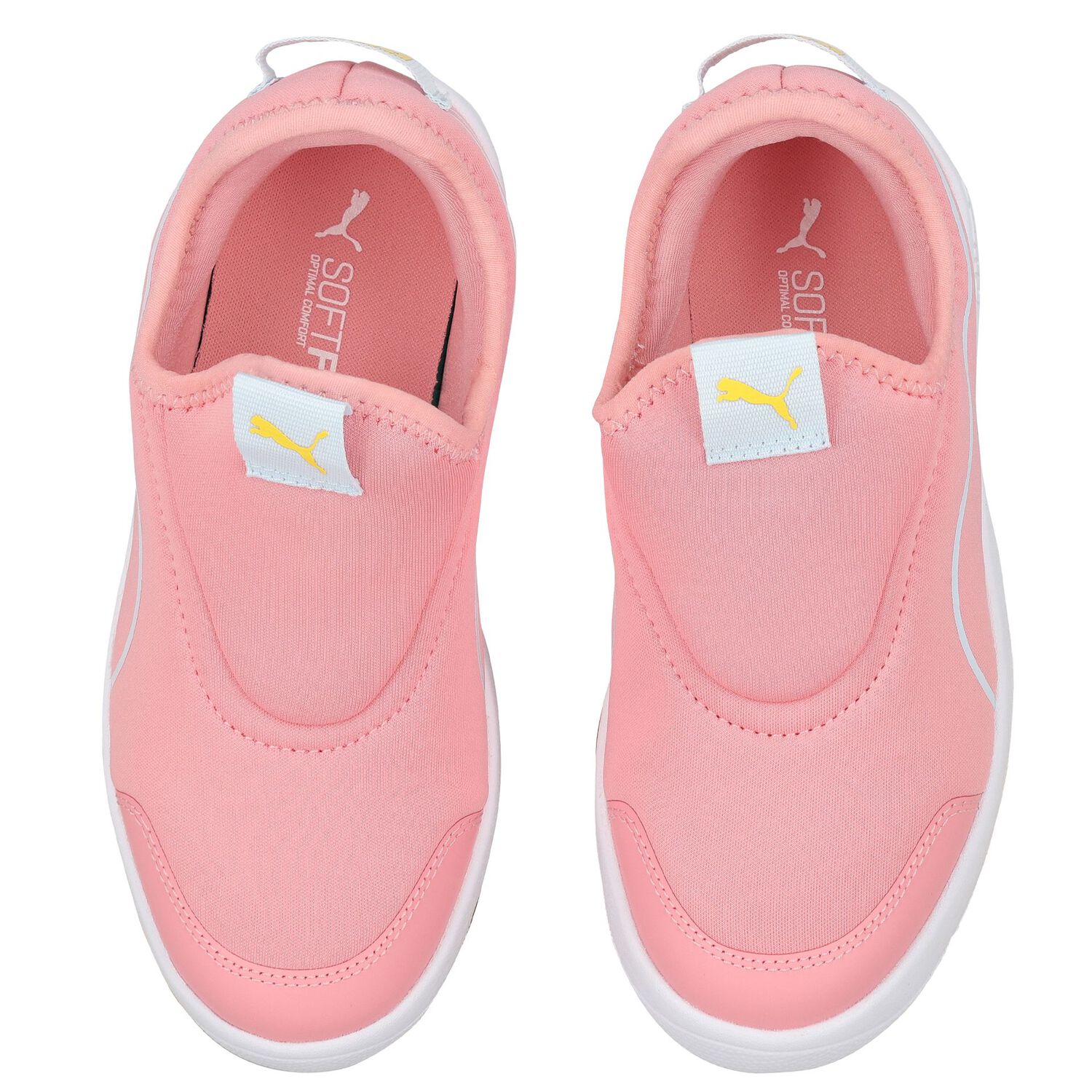 Girls Pink Courtflex v3 Slip On Trainers, 1, hi-res image number null