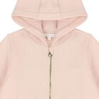 Younger Girls Pink Logo Tracksuit, 1, hi-res