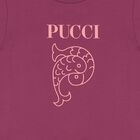 فستان بنات بالشعار باللون الأرجواني, 2, hi-res