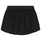 تنورة للبنات مزينه باحجار الراين باللون الأسود, 2, hi-res