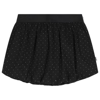 Girls Black Rhinestones Skirt