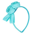 طوق شعر بنات بالزهور باللون الأزرق, 2, hi-res