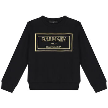 Black & Gold Logo Sweatshirt