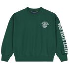 Girls Green Logo Sweatshirt, 1, hi-res