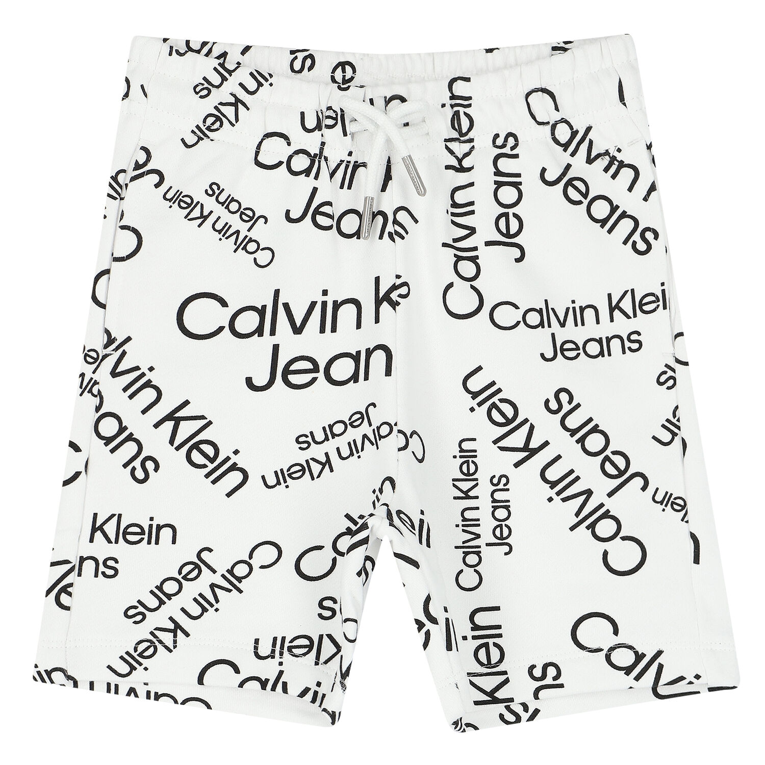 Boys White Logo Shorts, 2, hi-res image number null