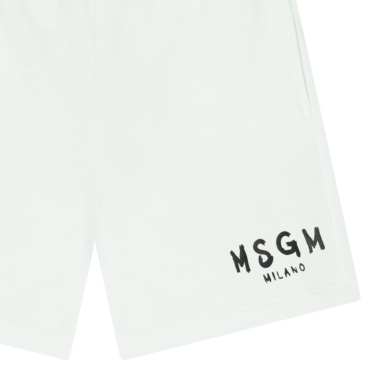 White Logo Shorts, 1, hi-res