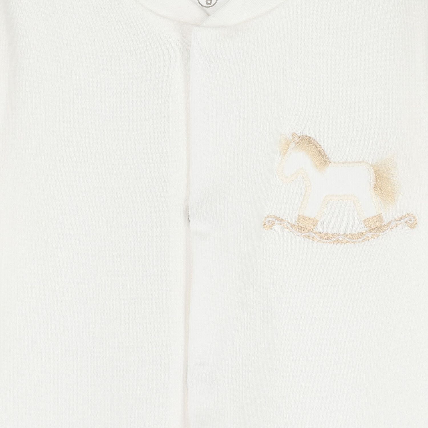 Baby Boys White Horse Babygrow Gift Set, 2, hi-res
