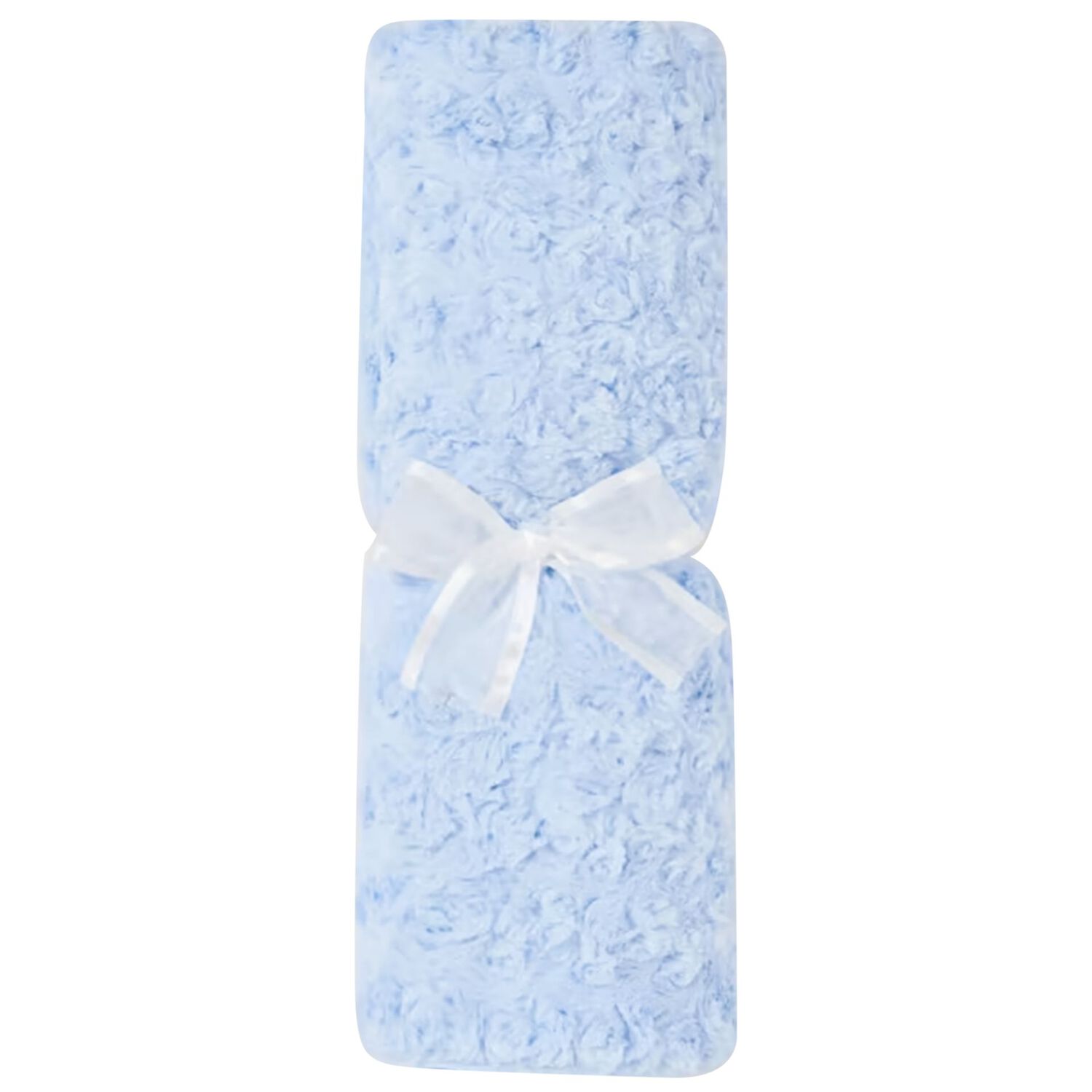 Baby Boys Blue Plush Blanket, 2, hi-res