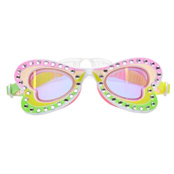 Girls Multi-Coloured Butterfly Swimming Goggles