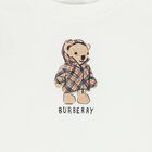 Younger White Thomas Bear Logo T-Shirt, 1, hi-res