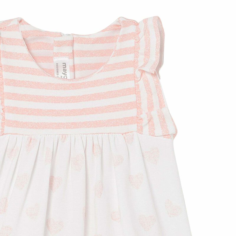 Baby Girls Pink Dress & Headband Set, 1, hi-res image number null