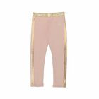 ليغز بالشعار باللون البيج والذهبى للبنات, 1, hi-res