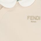 Beige & Ivory Logo Babygrow Gift Set , 3, hi-res