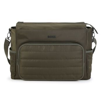 Mini Me Green Logo Changing Bag ( 39CM )