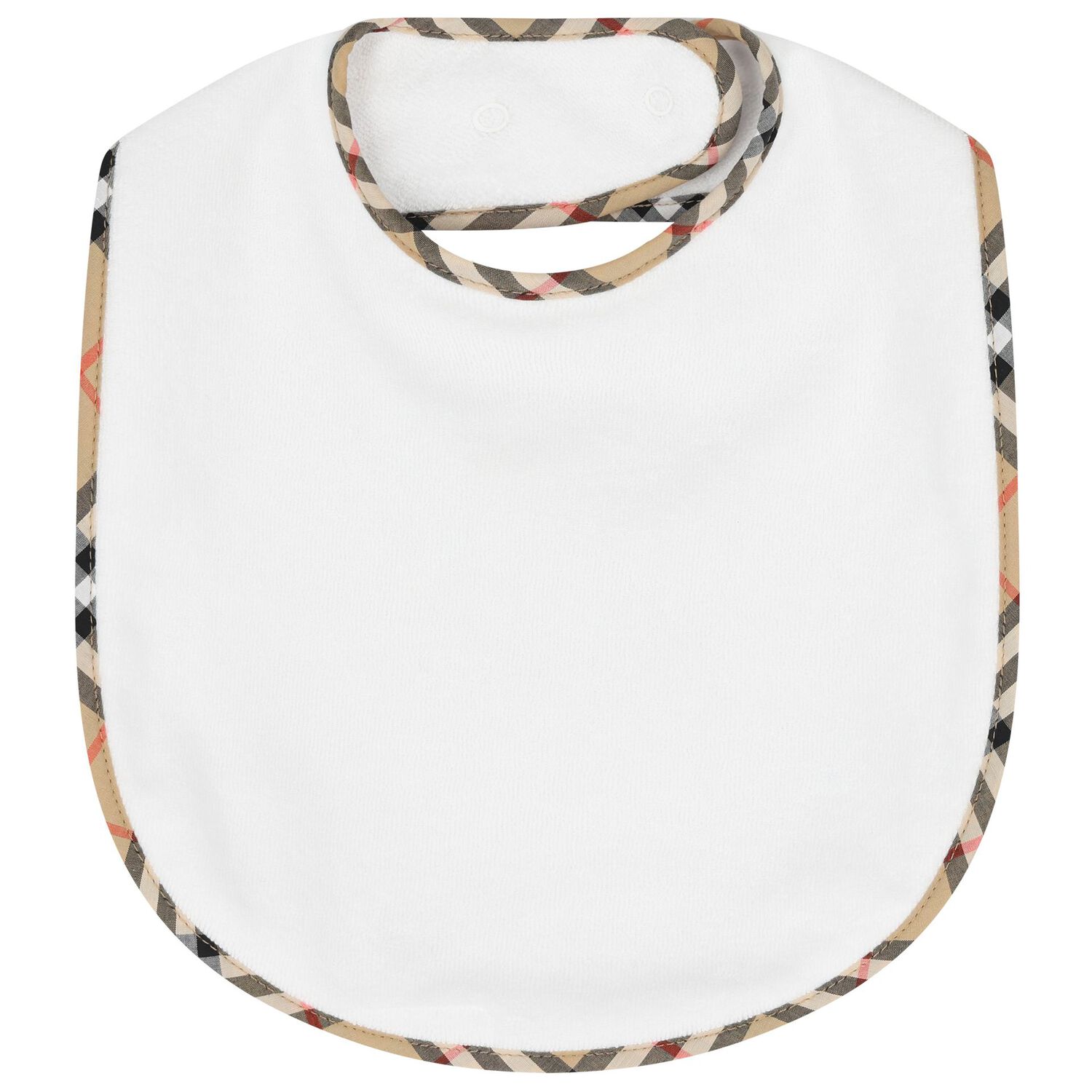 White & Beige Check Baby Bibs ( 3-Pack ), 1, hi-res