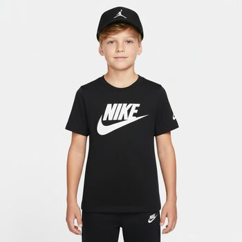 تيشيرت بالشعار باللون الأسود