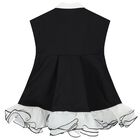 فستان بنات بالشعار باللون الأبيض و الأسود, 1, hi-res