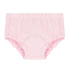 فستان بنات تول باللون الوردي, 1, hi-res