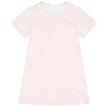 Younger Girls Pink Logo Dress