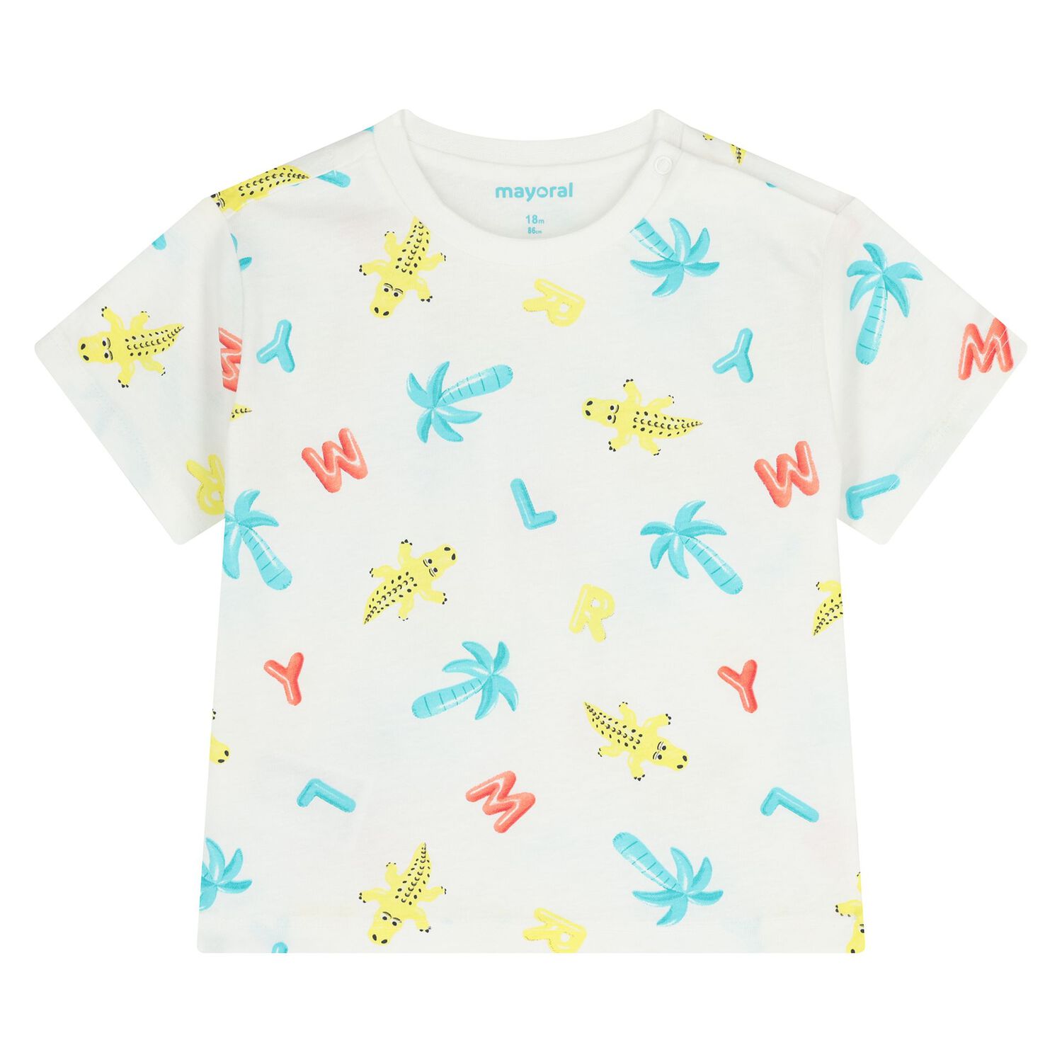 Younger Boys Green & White Shorts Set, 1, hi-res