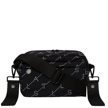 Black Logo Shoulder Bag
