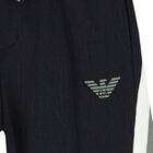 Boys Navy Blue Logo Shorts, 1, hi-res