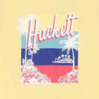 تيشيرت اولاد بالشعار باللون الاصفر , 1, hi-res