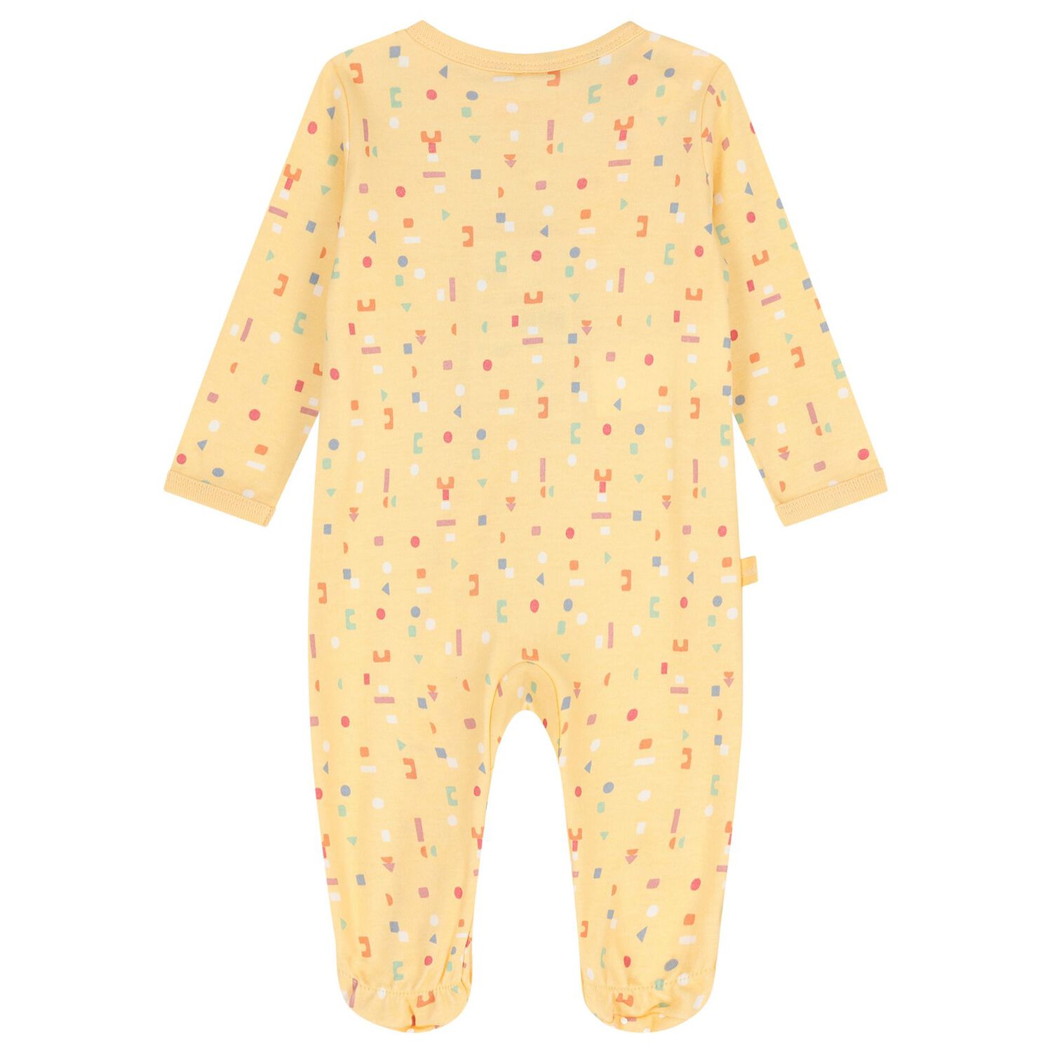 Yellow Confetti Babygrow, 1, hi-res