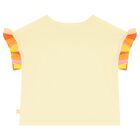 طقم شورت بنات باللون الأصفر والبرتقالي والوردي, 1, hi-res