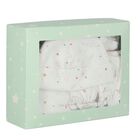 Baby Girls White Star & Crown 5 Piece Gift Set, 1, hi-res